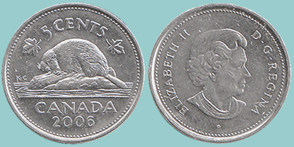 Canada 5 Cents 2006