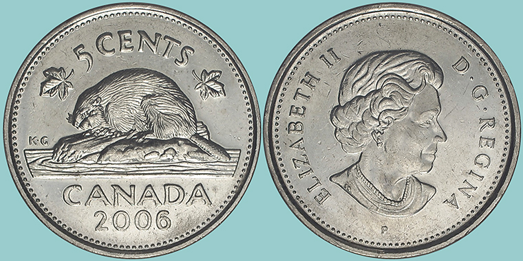 Canada 5 Cents 2006