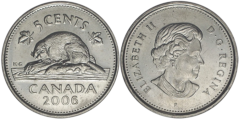 Canada 5 Cents 2006