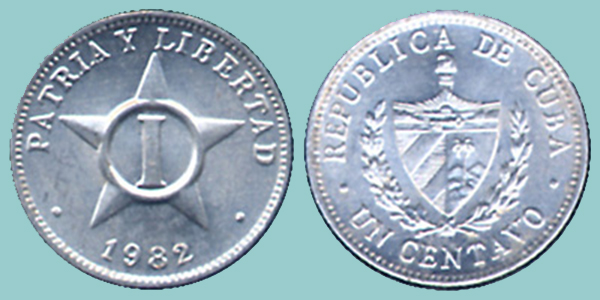 Cuba 1 Centavo 1982