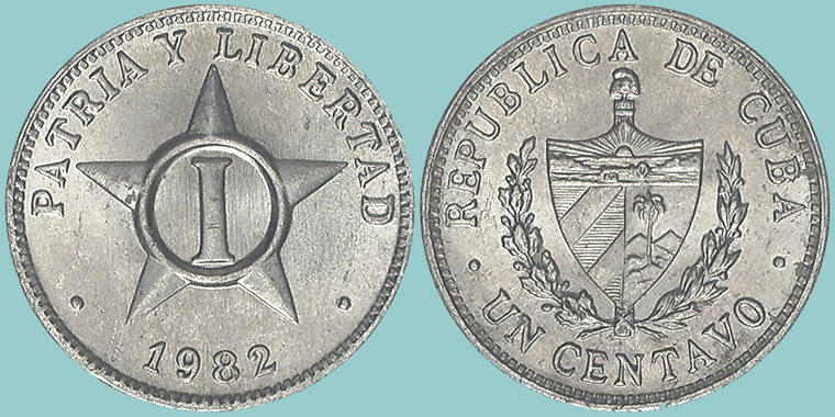 Cuba 1 Centavo 1982
