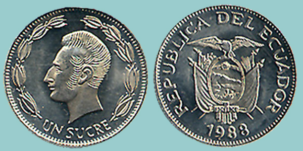 Ecuador 1 Sucre 1988