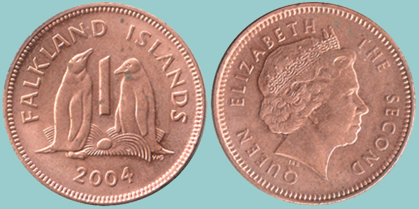 Isole Falkland 1 Penny 2004