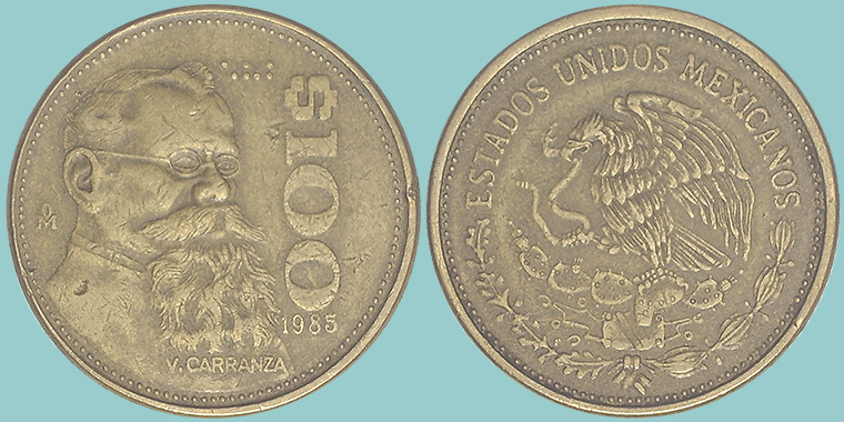Messico 100 Pesos 1985