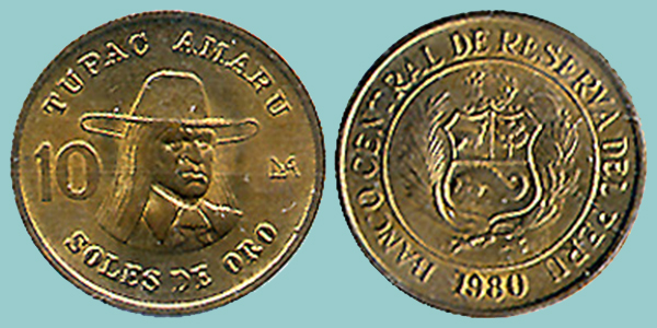 Perù 10 Soles 1980
