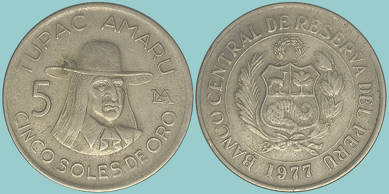 Perù 5 Soles 1977