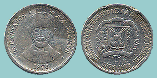 Repubblica Dominicana 5 Centavos 1976