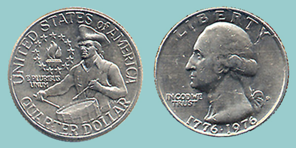 USA 25 Cents 1976