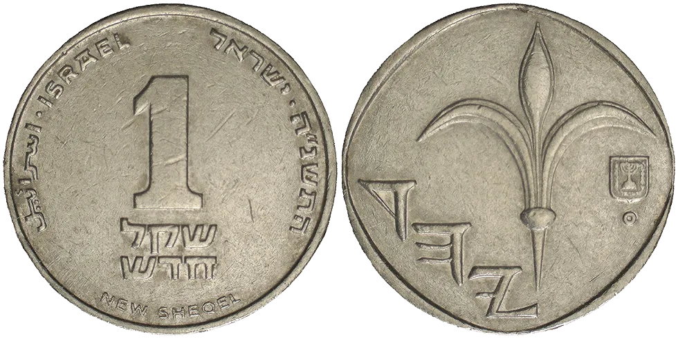 Israele 1 New Sheqel 1995