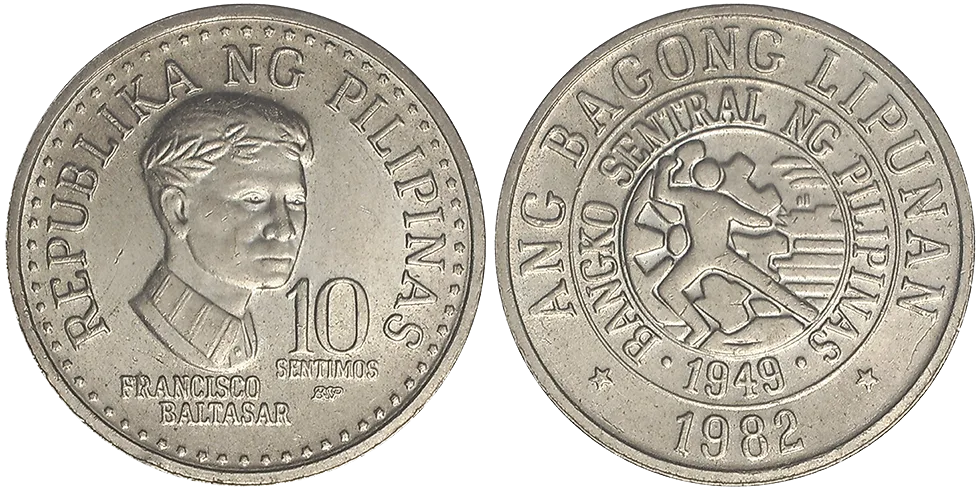 Filippine 10 Sentimos 1982