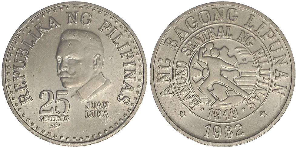 Filippine 25 Sentimos 1982