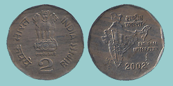 India 2 Rupees 2002