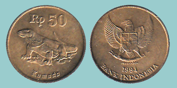 Indonesia 50 Rupiah 1994