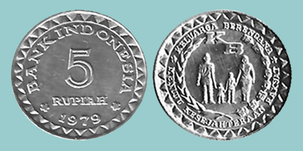Indonesia 5 Rupiah 1979