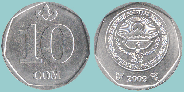 Kyrgyzstan 10 Som 2009