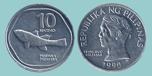 Filippine 10 Sentimos 1990