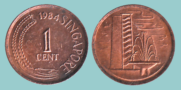 Singapore 1 Cent 1984