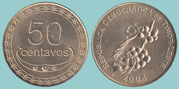 Timor Est 50 Centavos 2004