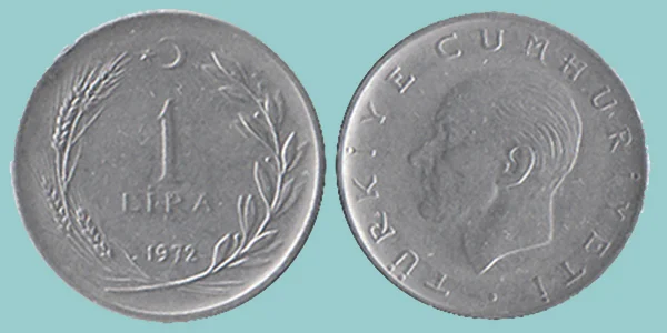 Turchia 1 Lira 1972