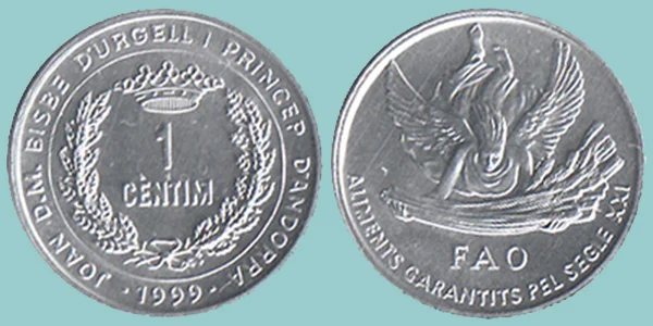 Andorra 1 Centim 1999