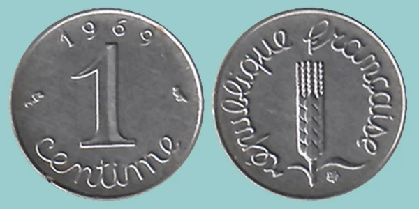 Francia 1 Centime 1969