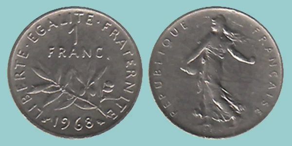 Francia 1 Franc 1968