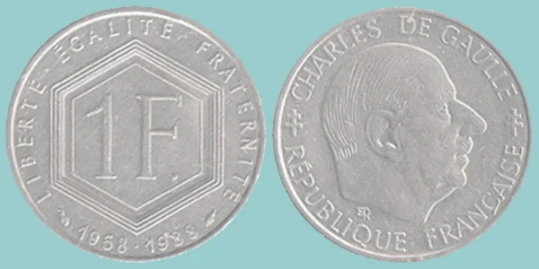 Francia 1 Franc 1988