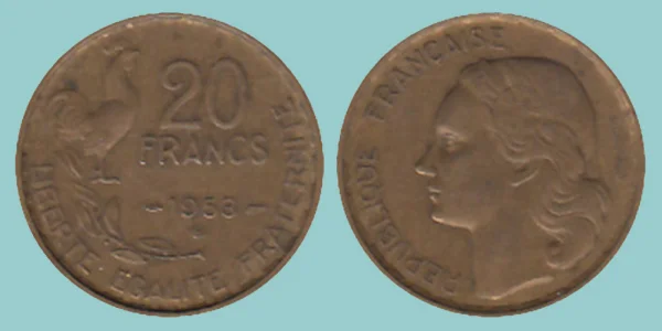Francia 20 Francs 1953