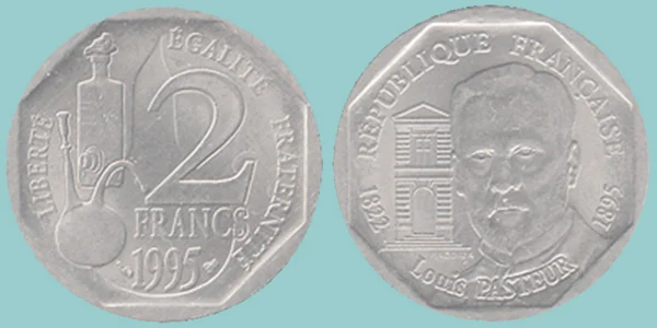 Francia 2 Francs 1995