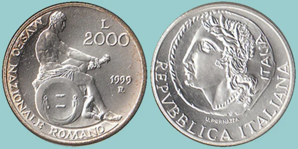Repubblica Italiana 2000 Lire 1999