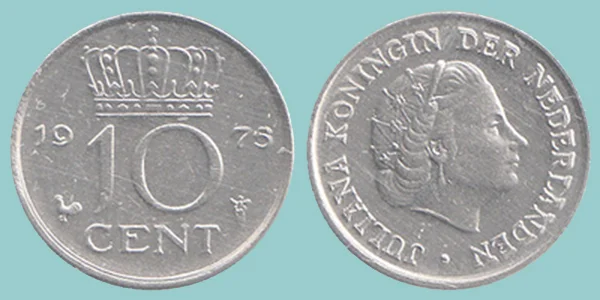 Olanda 10 Cents 1975