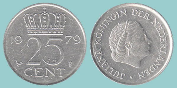 Olanda 25 Cents 1979