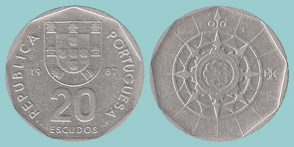 Portogallo 20 Escudos 1987