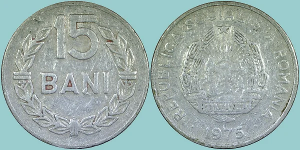 Romania 15 Bani 1975