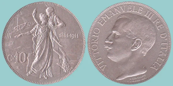 Regno Italia 10 Centesimi 1911