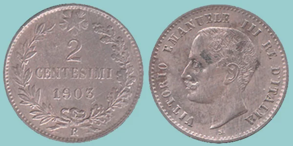 Regno Italia 2 Centesimi 1903