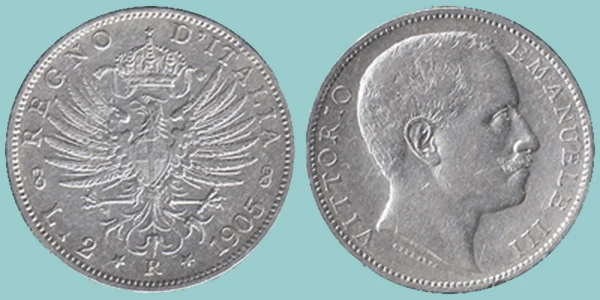 Regno Italia 2 Lire 1905