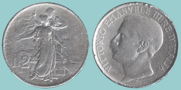 Regno Italia 2 Lire 1911