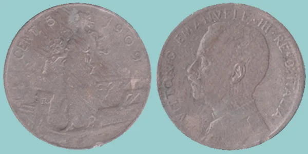 Regno Italia 5 Centesimi 1909