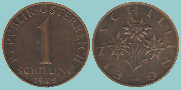 Austria 1 Schilling 1979