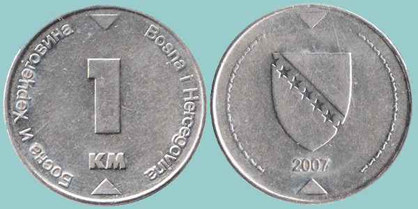 Bosnia Herzegovina 1 Konvertible Marka 2007