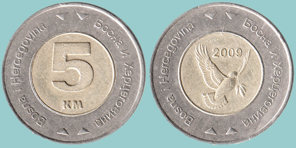 Bosnia Herzegovina 5 Konvertible Marka 2009