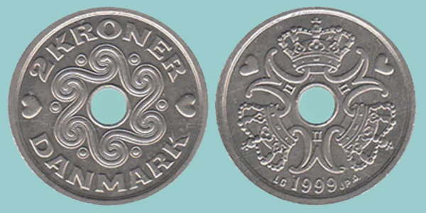 Danimarca 2 Kroner 1999