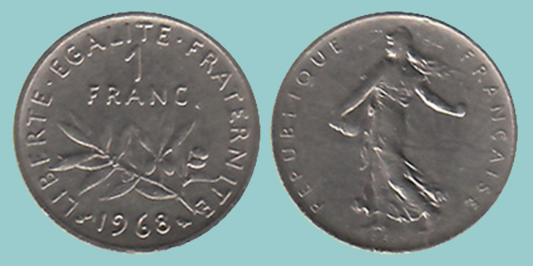 Francia 1 Franc 1968