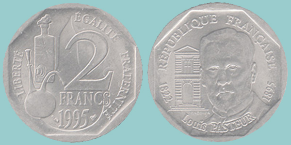 Francia 2 Francs 1995
