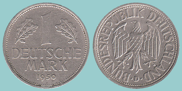 Germania 1 Marco 1950