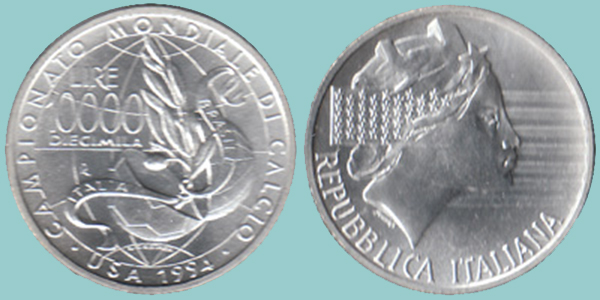 Repubblica Italiana 10000 Lire 1994