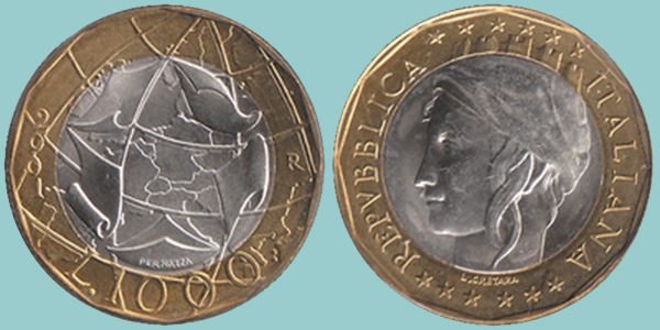 Repubblica Italiana 1000 Lire 2001