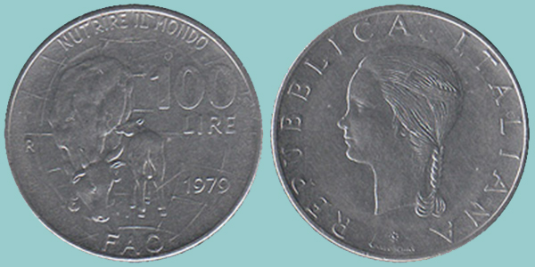 Repubblica Italiana 100 Lire 1979
