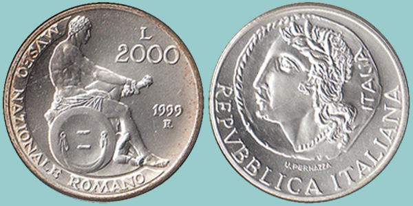 Repubblica Italiana 2.000 Lire 1999